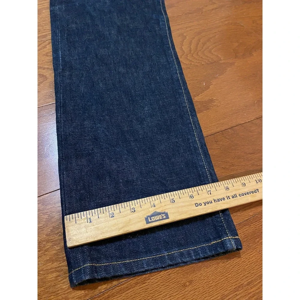 Gustin‎ Selvedge Jeans 32 (31x34) Straight Raw Blue Denim USA Made 116699